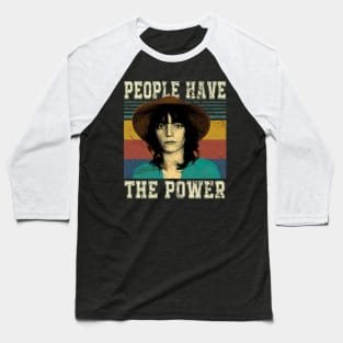 Patti Smith's Legacy A Visual Tribute Baseball T-Shirt